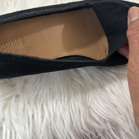 SOLUDOS FLATS SUEDE SHOES SIZE 7.5 - Picture 8 of 9